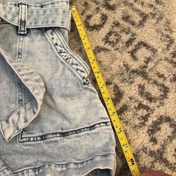 Denim jumpsuit shorts - Picture 5 of 10